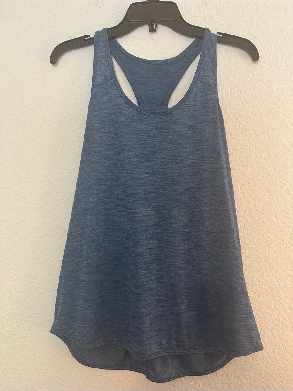 lululemon athletica Heathered Navy Blue Racerback Tank